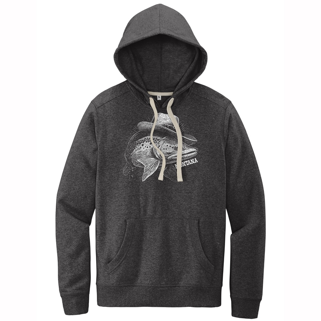 Trout-law - Sustainable Recycled Fleece Hoodie