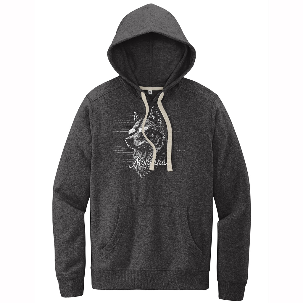 Wolf Sunglasses - Sustainable Recycled Fleece Hoodie