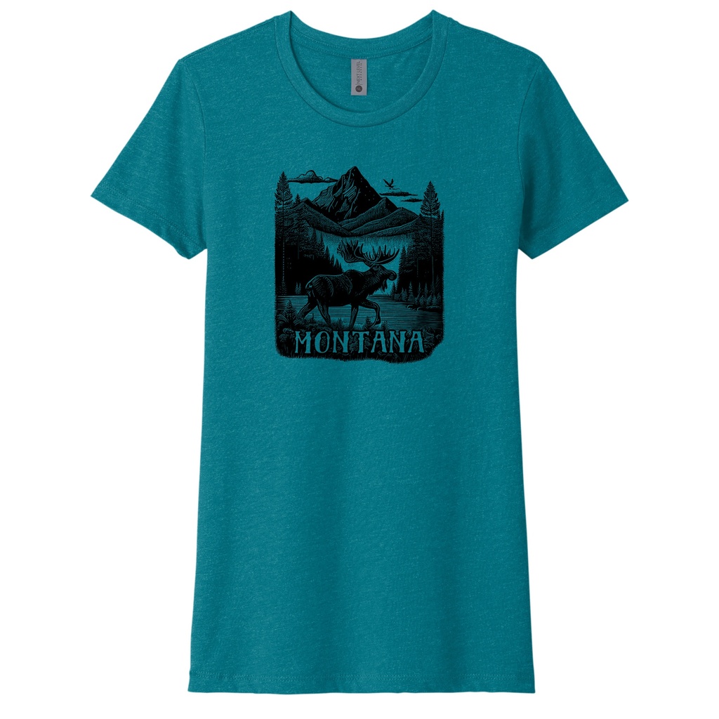 Moose Lake - Ladies Soft Blend Tee