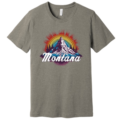 Rainbow Mountain Unisex Soft Blend Tee