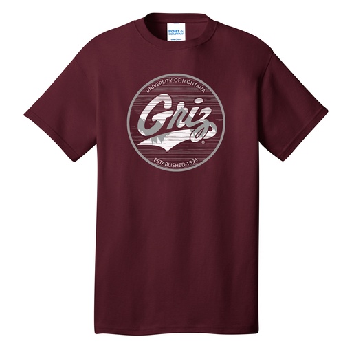 Griz Script Badge - Core Cotton Tee
