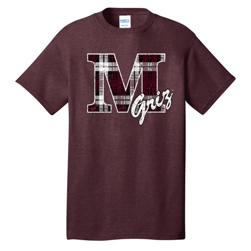 Griz Plaid M - Cotton Tee