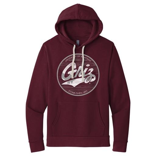 Griz Script Badge - Next Level Apparel Unisex Santa Cruz Pullover Hoodie