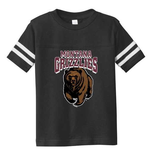 Grizzlies Charging Bear - Rabbit Skins Toddler Football Fine Jersey Tee