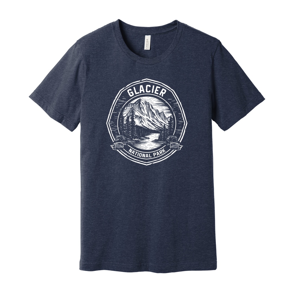 Glacier Park Badge Tee