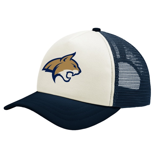 [C936-MSU61-NVY] Cat Head Foam Dome Cap