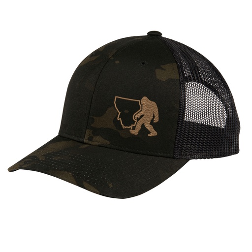 [STC39-MT2301-MCB] Bigfoot Montana Retro Trucker Cap