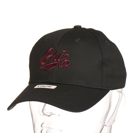 Griz Script - Youth Six-Panel Twill Cap