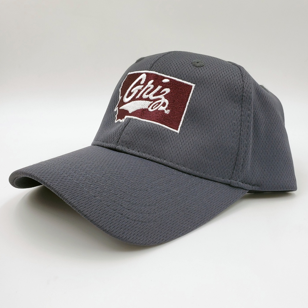 Griz Script Montana Youth Moisture Wicking Cap