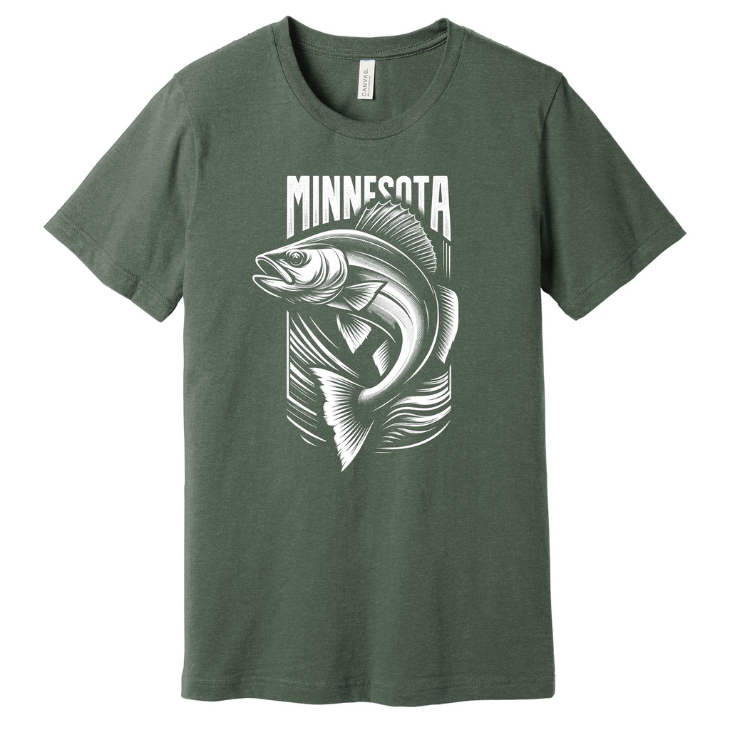 Minnesota Walleye Trout - Unisex Soft Blend Tee