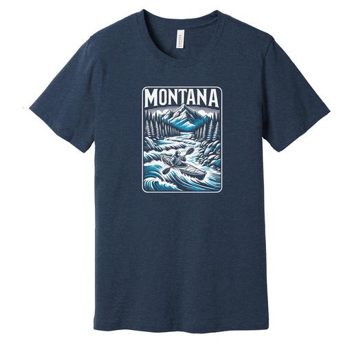 White Water Kayak - Unisex Soft Blend Tee