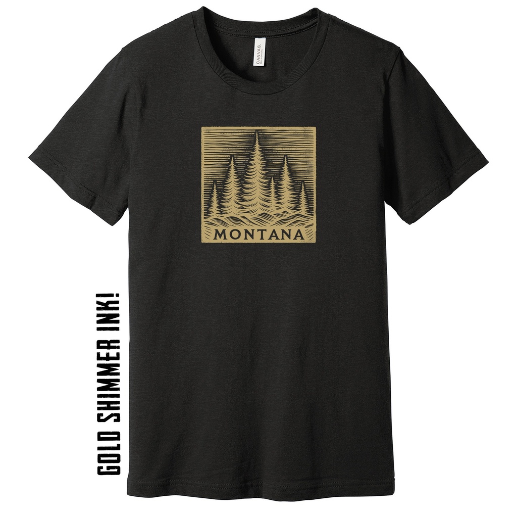 Wood Carved Forest - Unisex Soft Blend Tee