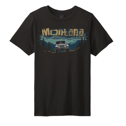 Minimal Jeep Montana - Youth Soft Blend Tee