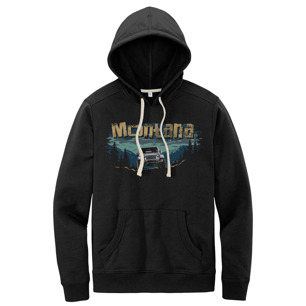 Minimal Jeep Montana - Re-Fleece Hoodie
