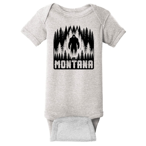 Ominous Bigfoot - Infant Short Sleeve Baby Rib Onesie