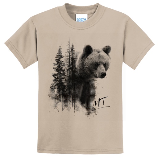 Multi Exposure Bear - Youth Blend Tee