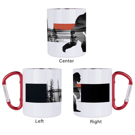 [MUG049-24048] Bigfoot 11 oz Carabiner Mug