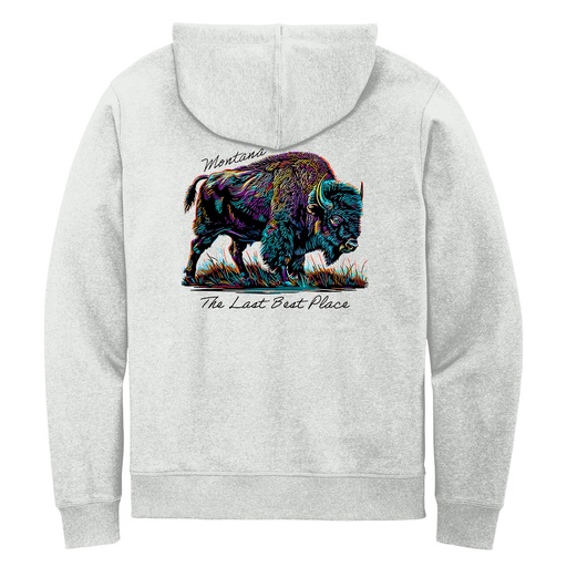 Many-Color Bison Montana Zip hoodie