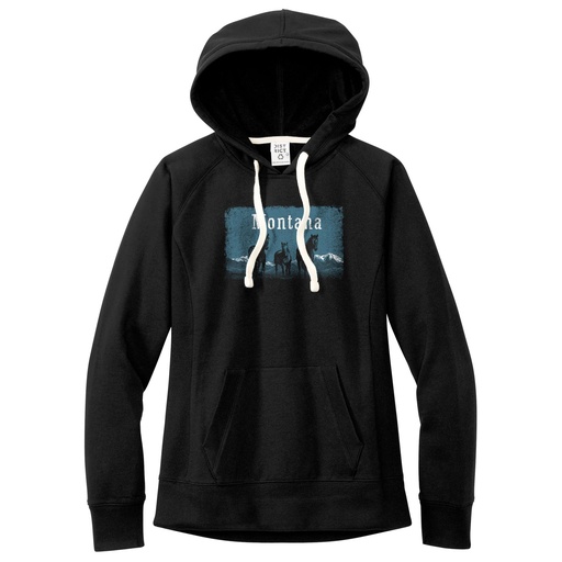 Wild Horses Montana - Women's Recycled-Fleece Hoodie