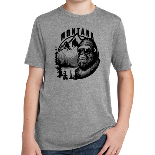 Bigfoot Adventure Montana - Youth Tri-Blend Tee