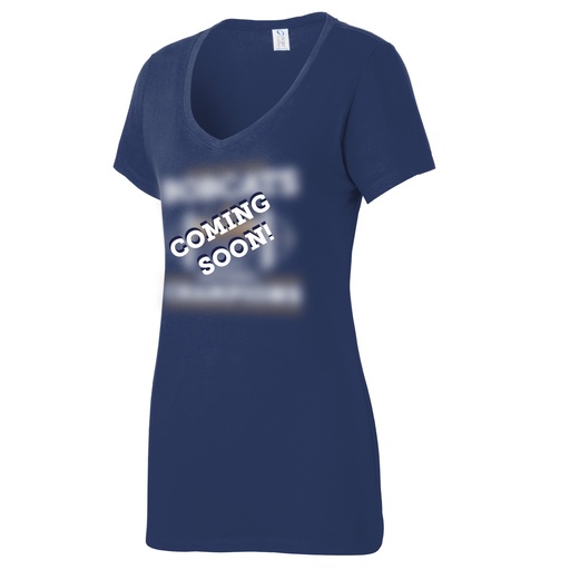 Bobcat 2025 Champions - Ladies Cotton V-Neck Tee