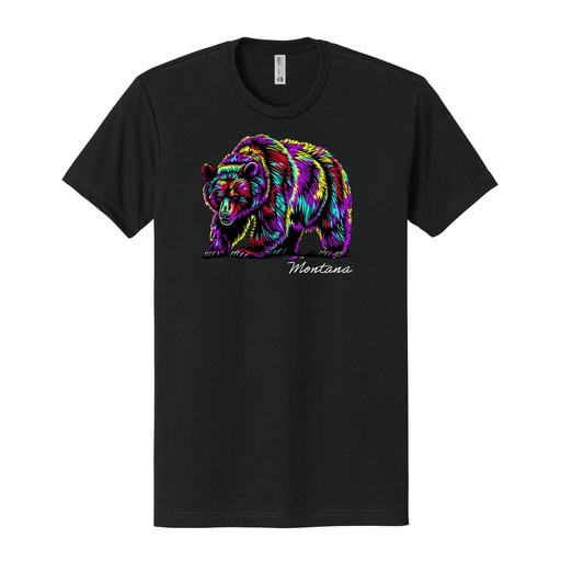 Many-Color Bear - Unisex Soft Blend Tee