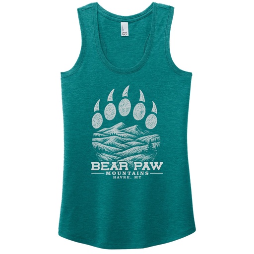 Bear Paw Mountains - Women's Tri-Blend Racerback Tank