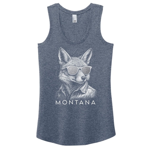 Glitter Fox Sunglasses Montana - Women's Tri-Blend Racerback Tank