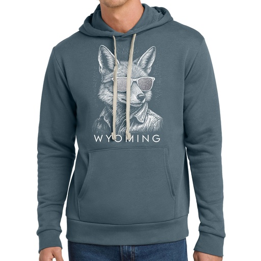 Glitter Sunglasses Fox - Wyoming - Midweight Hoodie