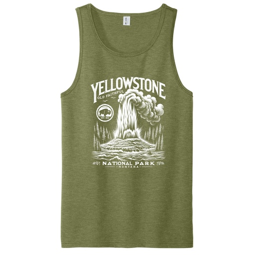 Yellowstone Old Faithful - Unisex Tri-Blend Tank