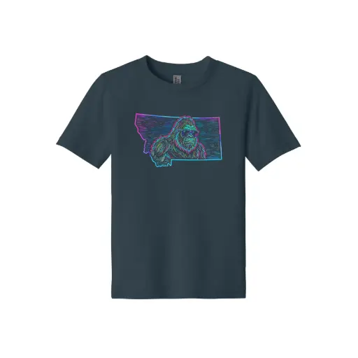 Neon Bigfoot MT - Youth CVC Tee