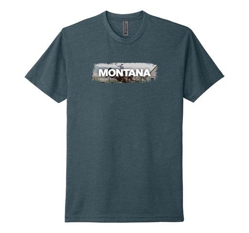 Bucking Cowboy Montana - Unisex CVC Tee