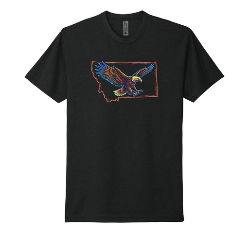 Blacklight Eagle MT - Unisex CVC Tee