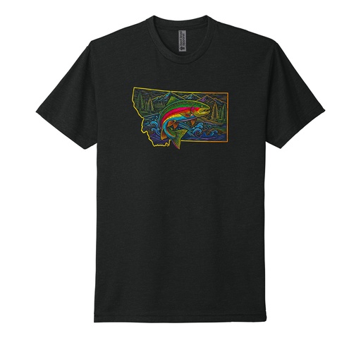 Neon Jumping Trout MT - Unisex CVC Tee