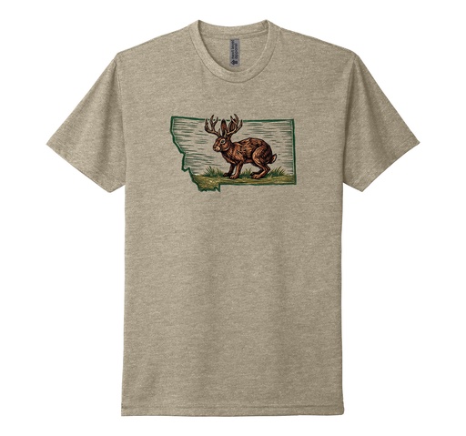 Watercolor Jackalope MT - Unisex CVC Tee